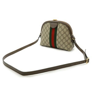 Gucci GG Ophidia Bag Sherry Pochette Black Supreme Mocha Beige